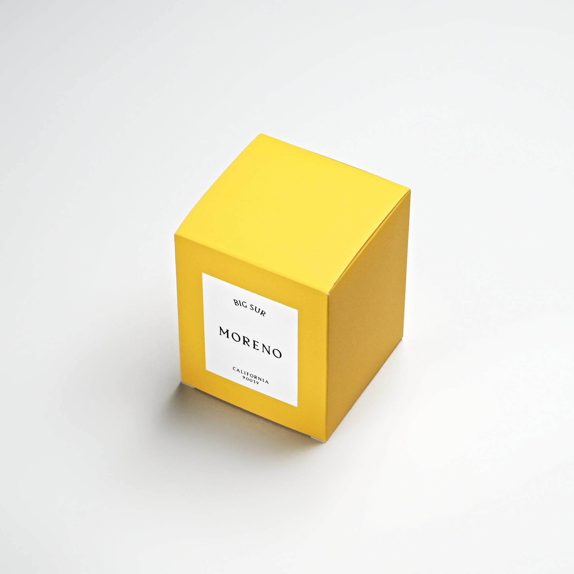 Packaging for Moreno California Big Sur Candle