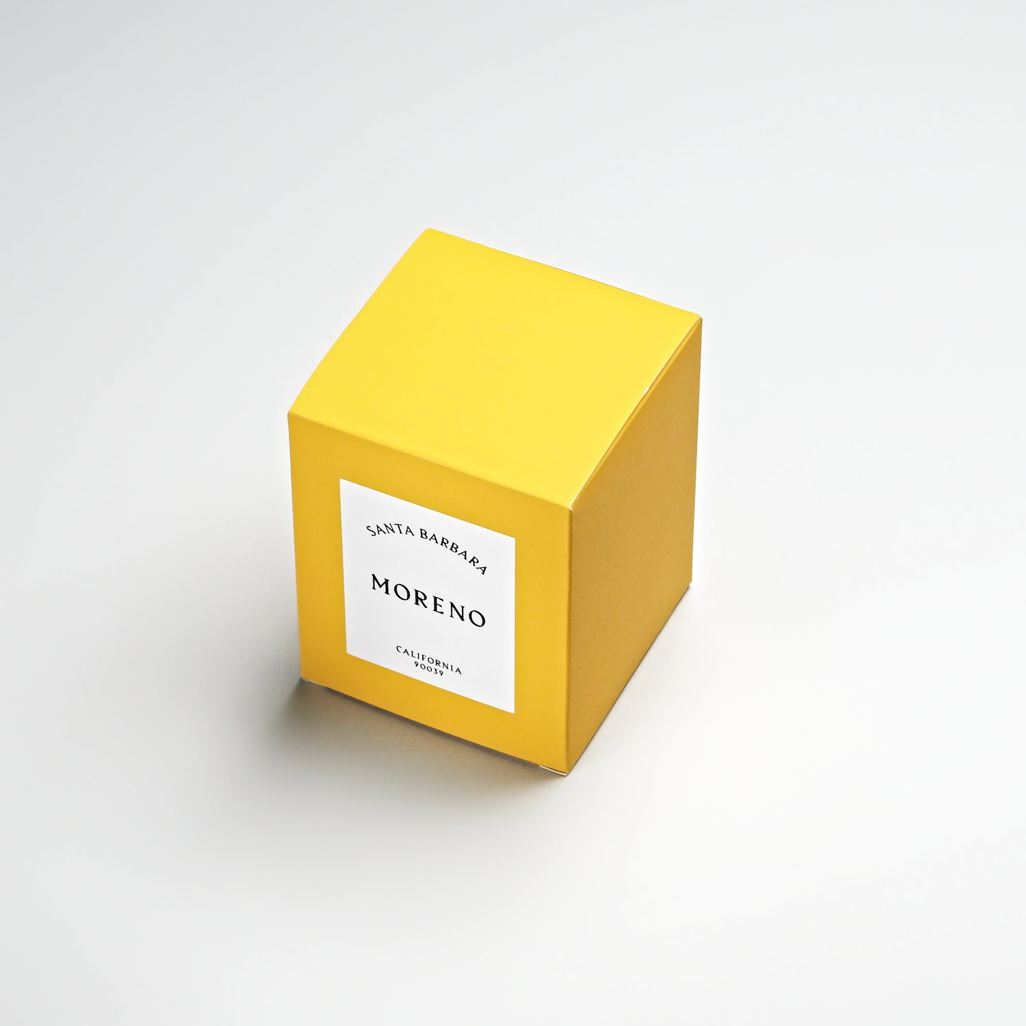 Packaging for Moreno California Santa Barbara Candle